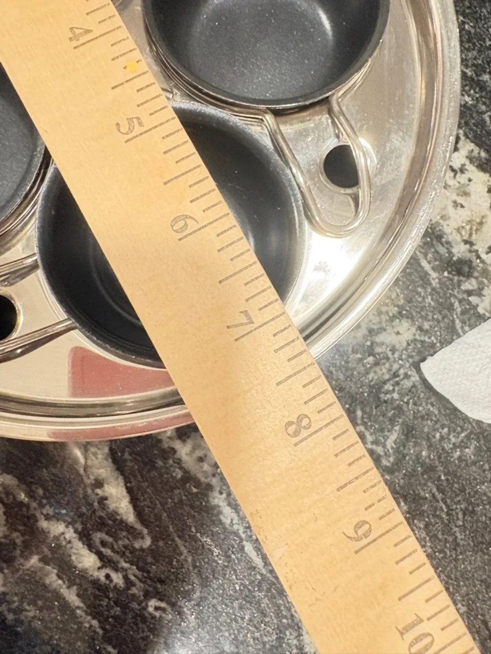 Williams Sonoma Induction stainless egg poacher. With lid. Removable cups.